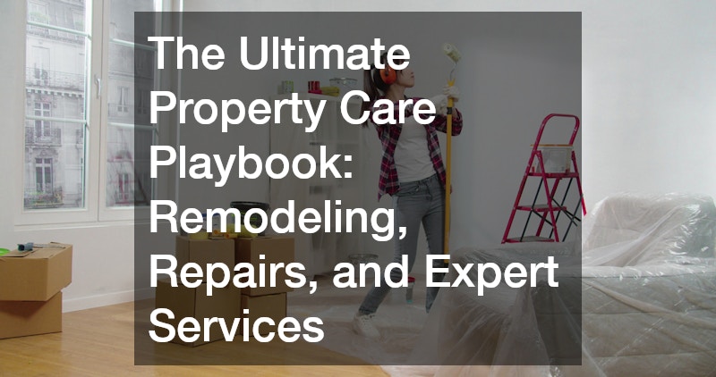 The Ultimate Property Care Playbook  Remodeling, Repairs, and Expert Services